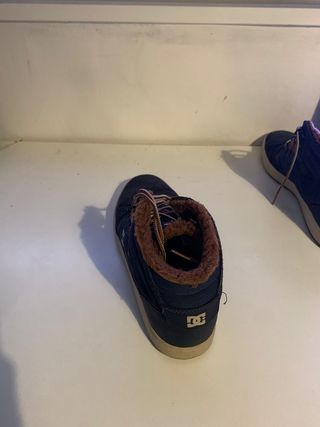 Botas DC Shoes Mid-Top Gamuza Marrón Azul