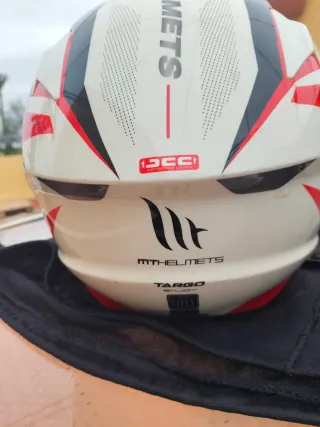 Casco Moto MT HELMETS Negro, Rojo, Blanco
