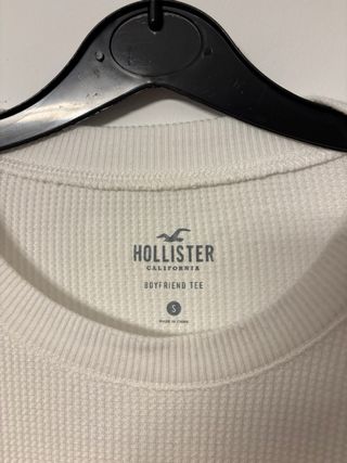 Jersey Hollister Blanco Rayas Manga Larga