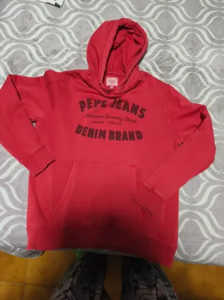 Sudadera Pepe Jeans Roja Talla M