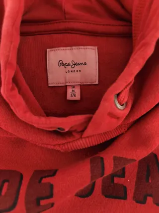 Sudadera Pepe Jeans Roja Talla M