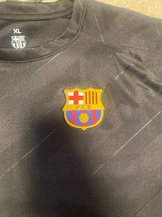 Camiseta FC Barcelona Negra Talla XL
