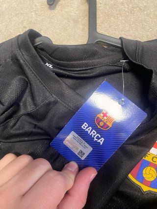 Camiseta FC Barcelona Negra Talla XL