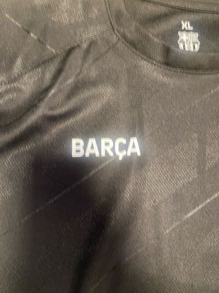 Camiseta FC Barcelona Negra Talla XL