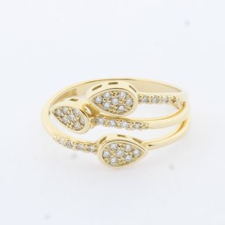 Anillo oro 18k con brillantes