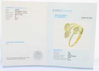 Anillo oro 18k con brillantes