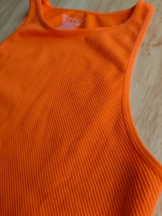 Vestido ajustado naranja Primark