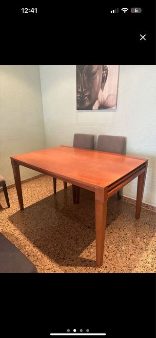 Mesa de comedor extensible