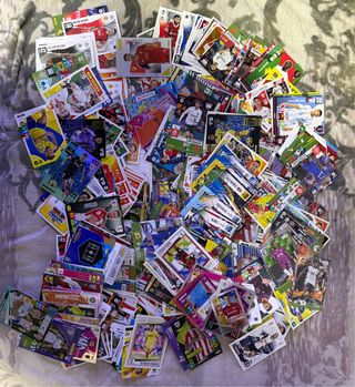 Lote 100 cromos fútbol Panini varios años 2012-26