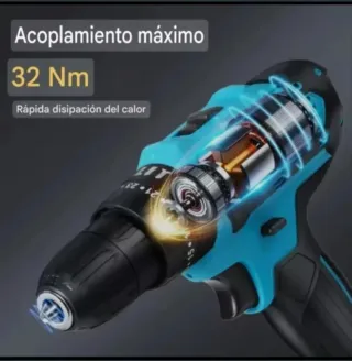 Taladro Atornillador Inalámbrico (2 Baterías)