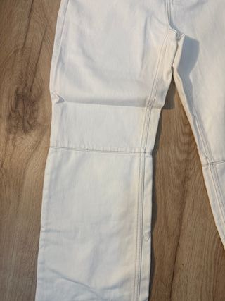 Pantalón blanco costuras - 12 storeez talla M
