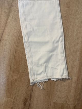 Pantalón blanco costuras - 12 storeez talla M