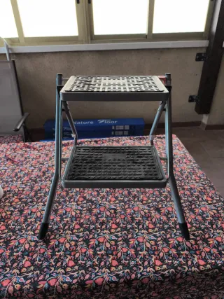 Escalera plegable 2 peldaños