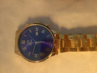 Reloj DIJANEs azul y dorado