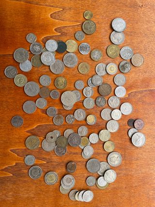 Lote 100 Monedas Antiguas Extranjeras