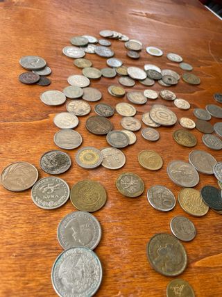 Lote 100 Monedas Antiguas Extranjeras