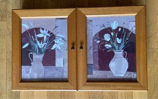 Tapa cuadro luz madera