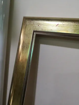 Marco de madera dorasopara cuadro