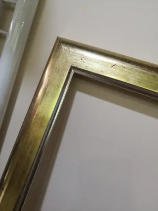 Marco de madera dorasopara cuadro