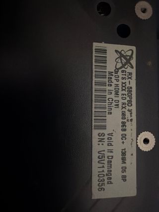 XFX Radeon RX 580 8GB (Modelo OC+)