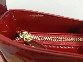 Bolso charol rojo YSL