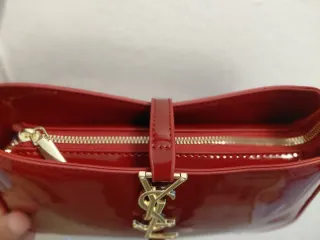 Bolso charol rojo YSL