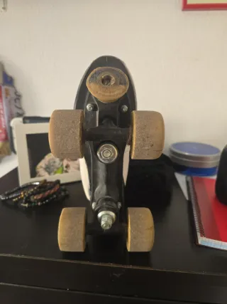 Patines KRF Classic Blancos y Dorados