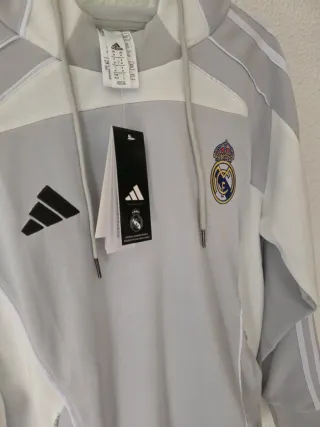 Conjunto Real Madrid Adidas Gris/Blanco