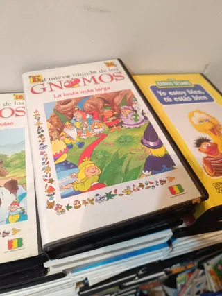 Lote VHS Barrio Sésamo, David el Gnomo