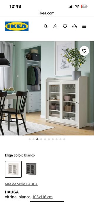 Vetrina HAUGA IKEA Bianca