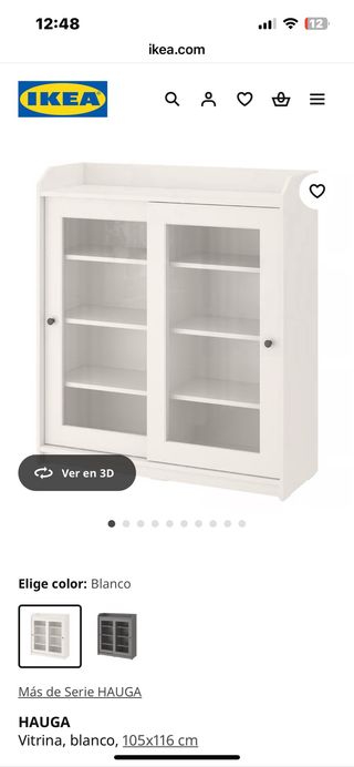 Vetrina HAUGA IKEA Bianca