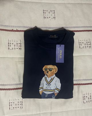 Sudadera Polo Ralph Lauren Oso Azul