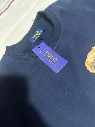Sudadera Polo Ralph Lauren Oso Azul