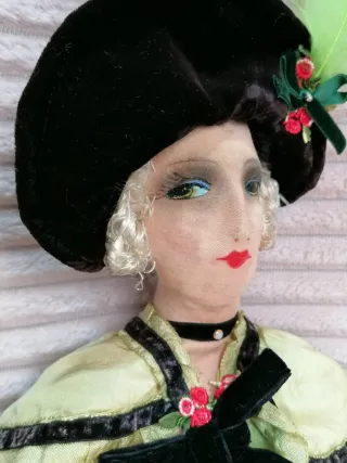 Muñeca Boudoir Art Decó