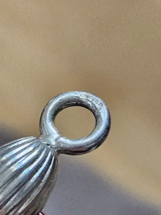 Collana argento con pietra turchese