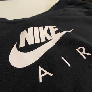 SUDADERA NIKE AZUL NEGRA "AIR" OVERSIZE
