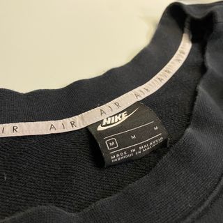 SUDADERA NIKE AZUL NEGRA "AIR" OVERSIZE