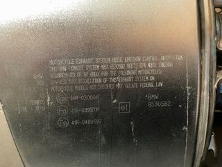 Silenciador Escape BMW K50 1170