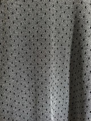 Abito svasato grigio fantasia pois