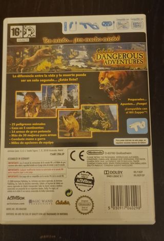 cabela ́s dangerous adventures wii pal esp