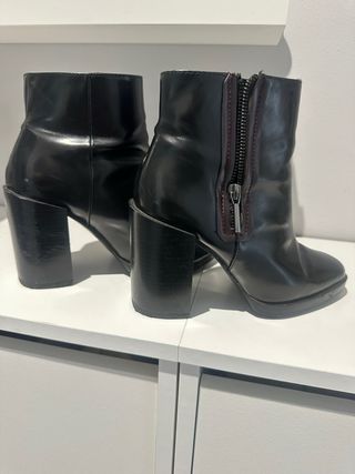 Botines tacón Zara negros
