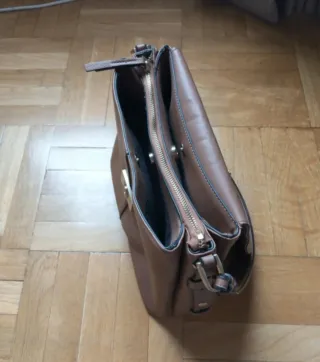 Bolso de hombro mujer marrón