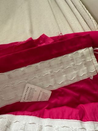 Cortinas opacas dobles Rosa  fucsia