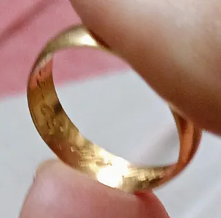 Alianza oro 18K clásica
