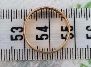 Alianza oro 18K clásica