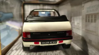 Coche Solido Peugeot 205 CTi Blanco