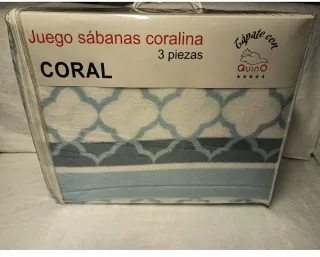 Juego Sábanas Coralina 3 Piezas