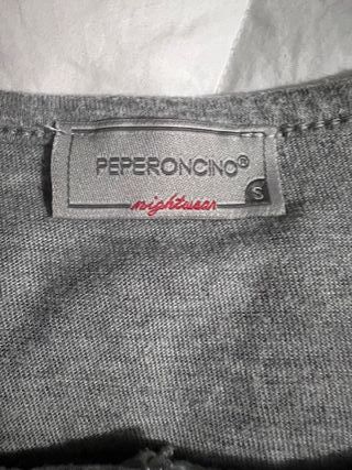 Pigiama donna grigio con cuori