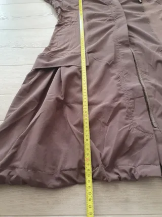 Vestido-blusón marrón talla única