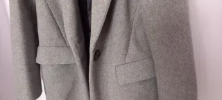 Abrigo Zara Gris Talla XS